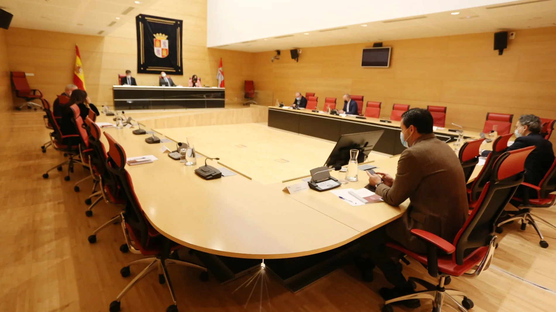 Reunión de la Junta de Portavoces en las Cortes