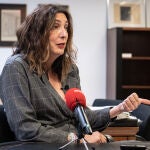 La secretaria general del PP andaluz, Loles López, durante la entrevista concedida a Europa Press