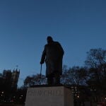 Imagen de la estatua de Winston Churchill en Londres