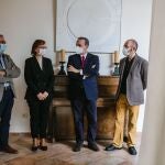 José María García Hernández, Graziella Fantini, José María Rodríguez Ponga y José Angel González Saínz presentan la programación