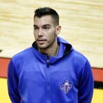 Willy, antes del arranque del partido en Miami ante los Heat