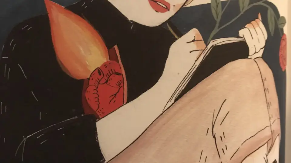Ilustración de Marilyn Monroe de María Hesse publicada en su biografía de Lumen