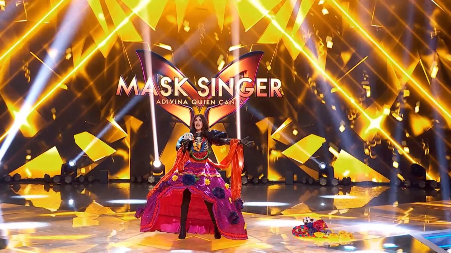Paz Vega ACTRIZ ganadora de Mask Singer España. ATRESMEDIA ANTENA 3