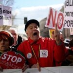 Manifestación de pensionistas en Madrid