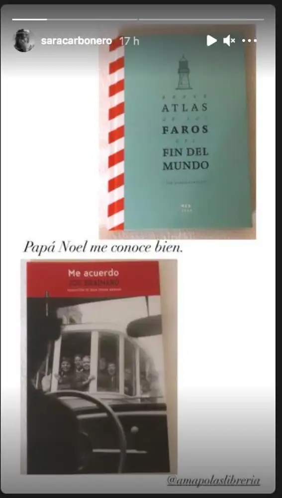 Los libros de Sara Carbonero por Navidad.º