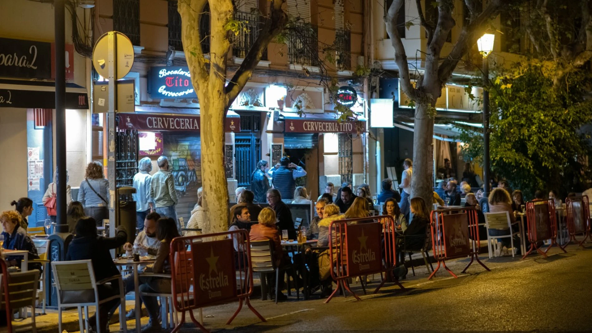 El "tardeo" en valencia aumentó durante los días festivos