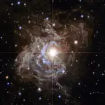 RS Puppis, una de las estrellas variables Cefeidas más brillantes de la Vía Láctea.