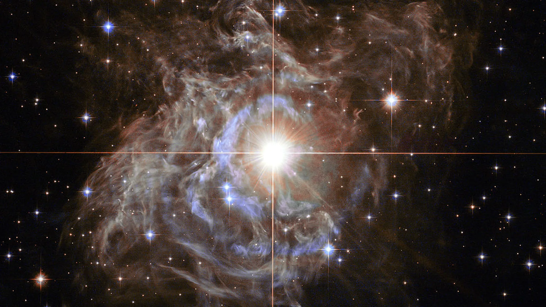 RS Puppis, una de las estrellas variables Cefeidas más brillantes de la Vía Láctea.
