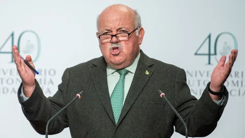 El consejero de Salud y Familias, Jesús Aguirre, en una imagen de archivo