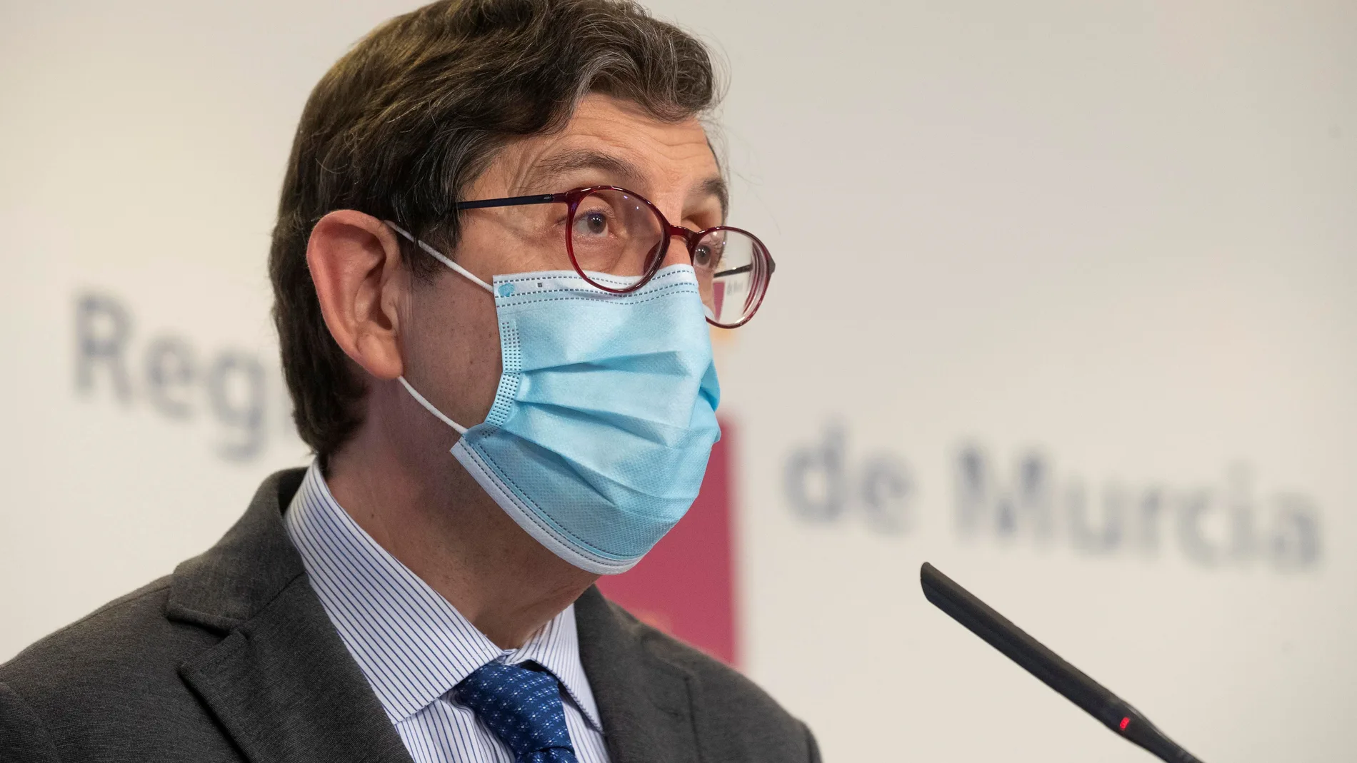 El consejero de Salud de la Comunidad de Murcia, Manuel Villegas