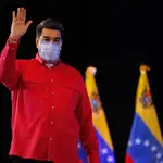 El líder de Venezuela, Nicolás Maduro, en un acto con gobernadores