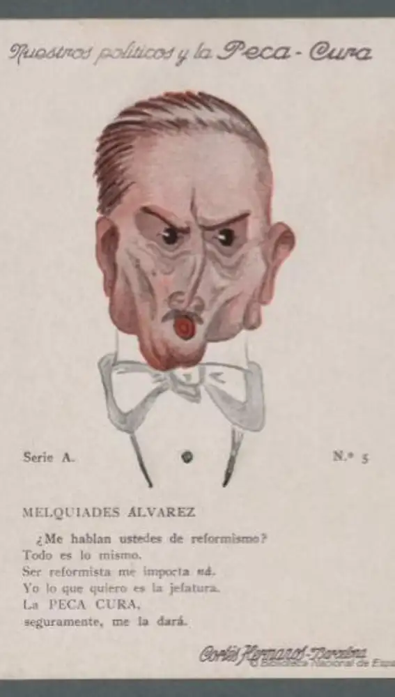 Caricatura Melquíades Álvarez