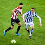Kenan Kodro con el Athletic Club frente a la Real Sociedad.