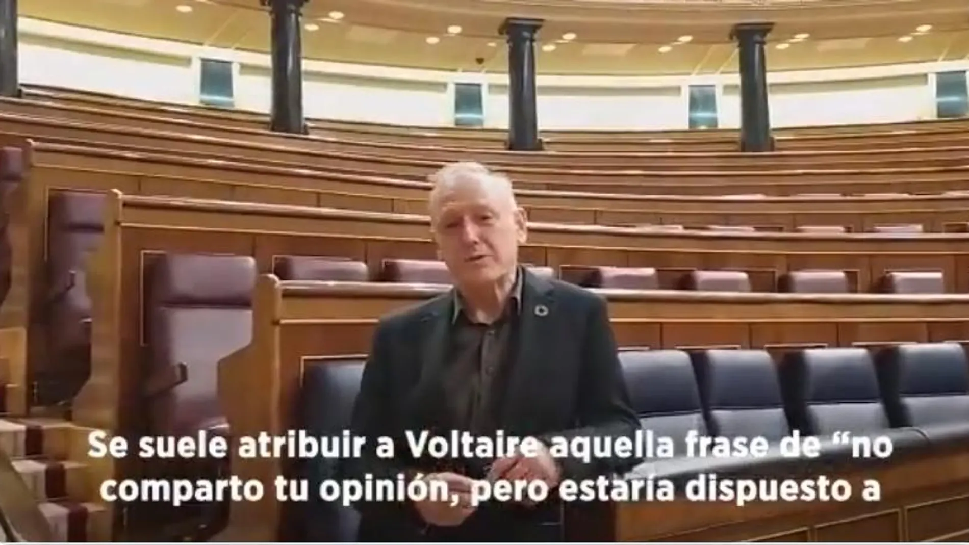 El diputado de Unidas Podemos, Roberto Uriarte, es el impulsor de una iniciativa en el Congreso por la convivencia