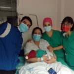Una niña llamada Nerea nacida en Aranda de Duero (Burgos), primer bebé de Burgos