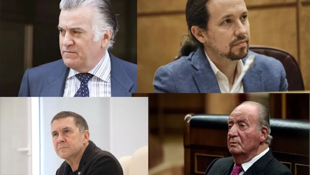 Los casos de Bárcenas, Iglesias, Otegi y Don Juan Carlos se decidirán en este año nuevo judicial
