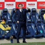 Unai Emery con el Villarreal.
