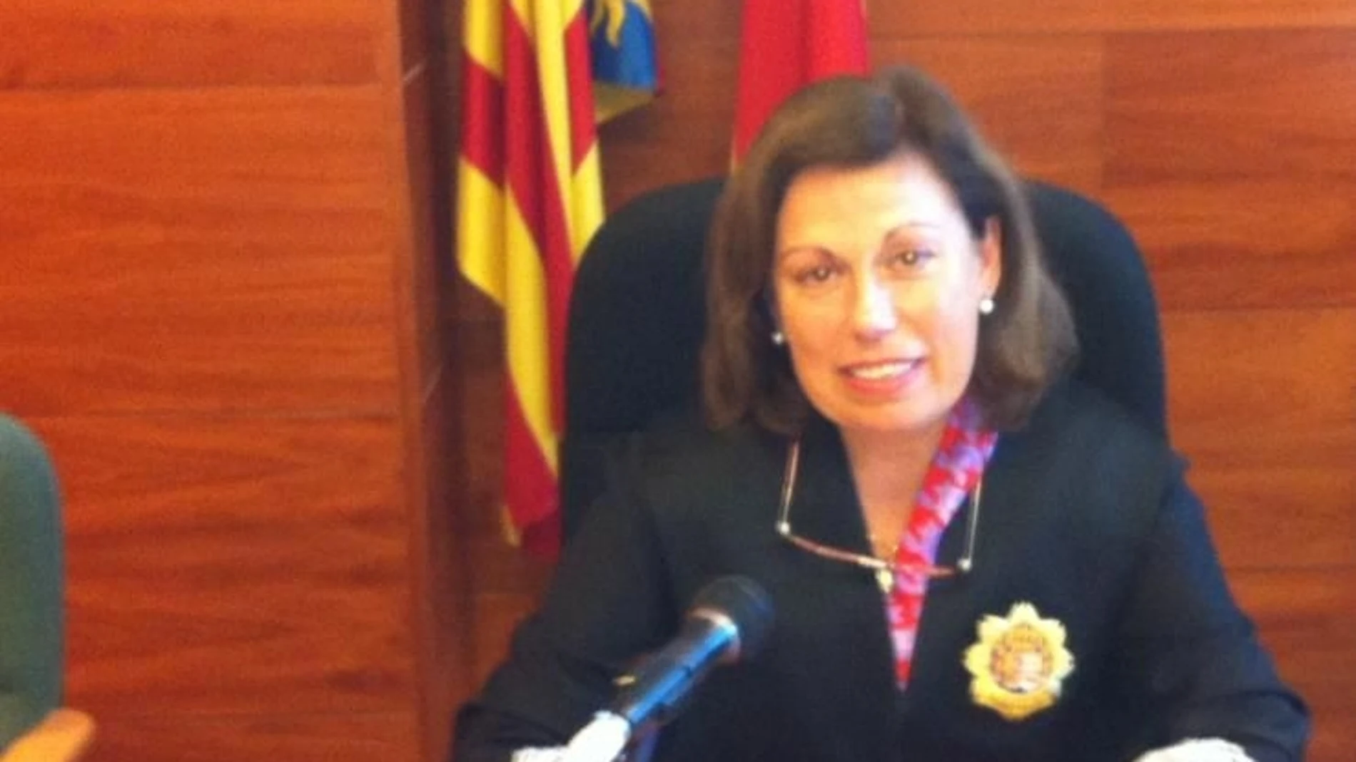 La magistrada Carolina del Carmen Castillo Martínez.