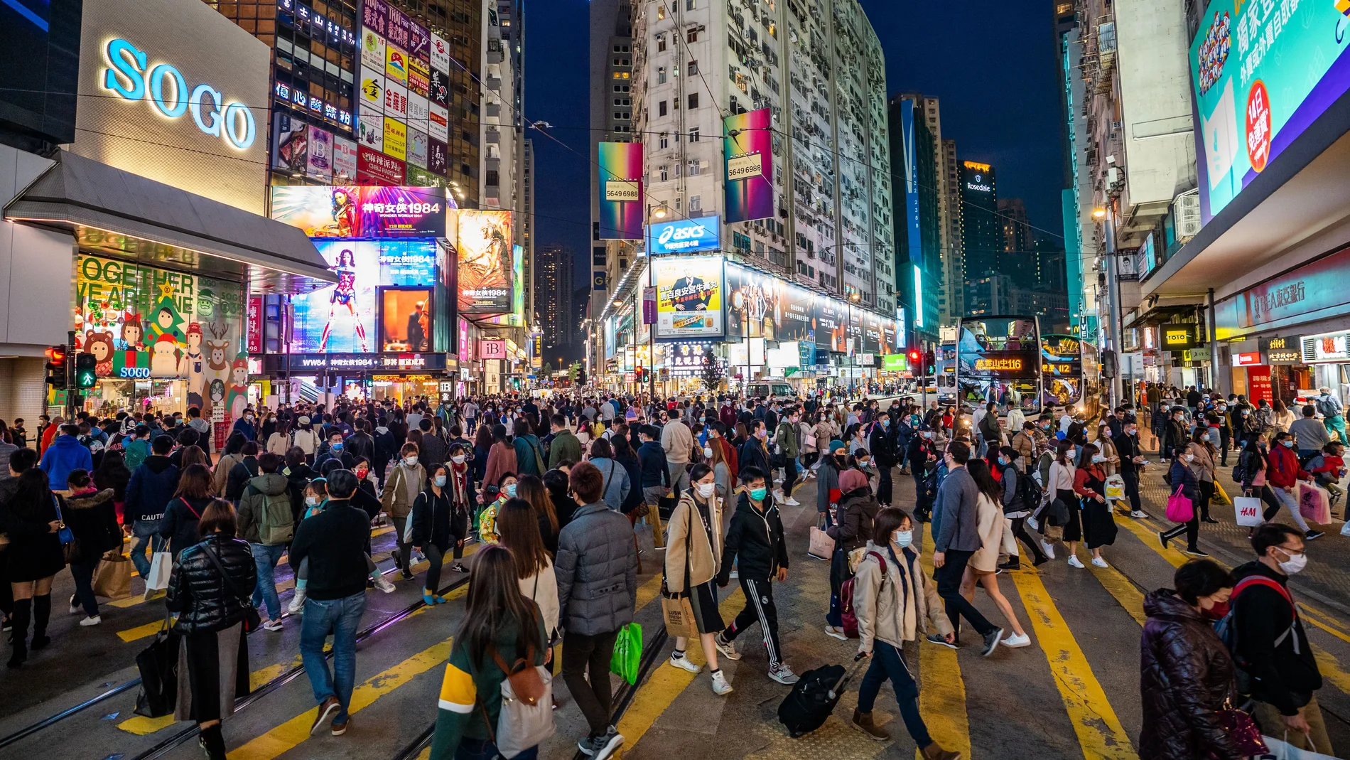 Hong Kong, una de las ciudades más pobladas de China