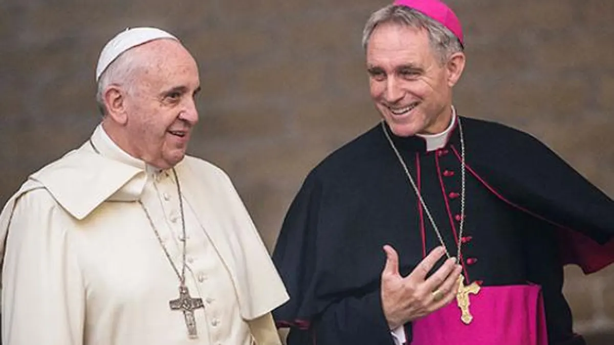El Papa nombrará nuncio apostólico al exsecretario de Benedicto XVI, Georg Gänswein 