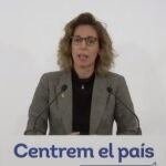 La candidata del PDeCAT a la presidencia de la Generalitat, Àngels Chacón.