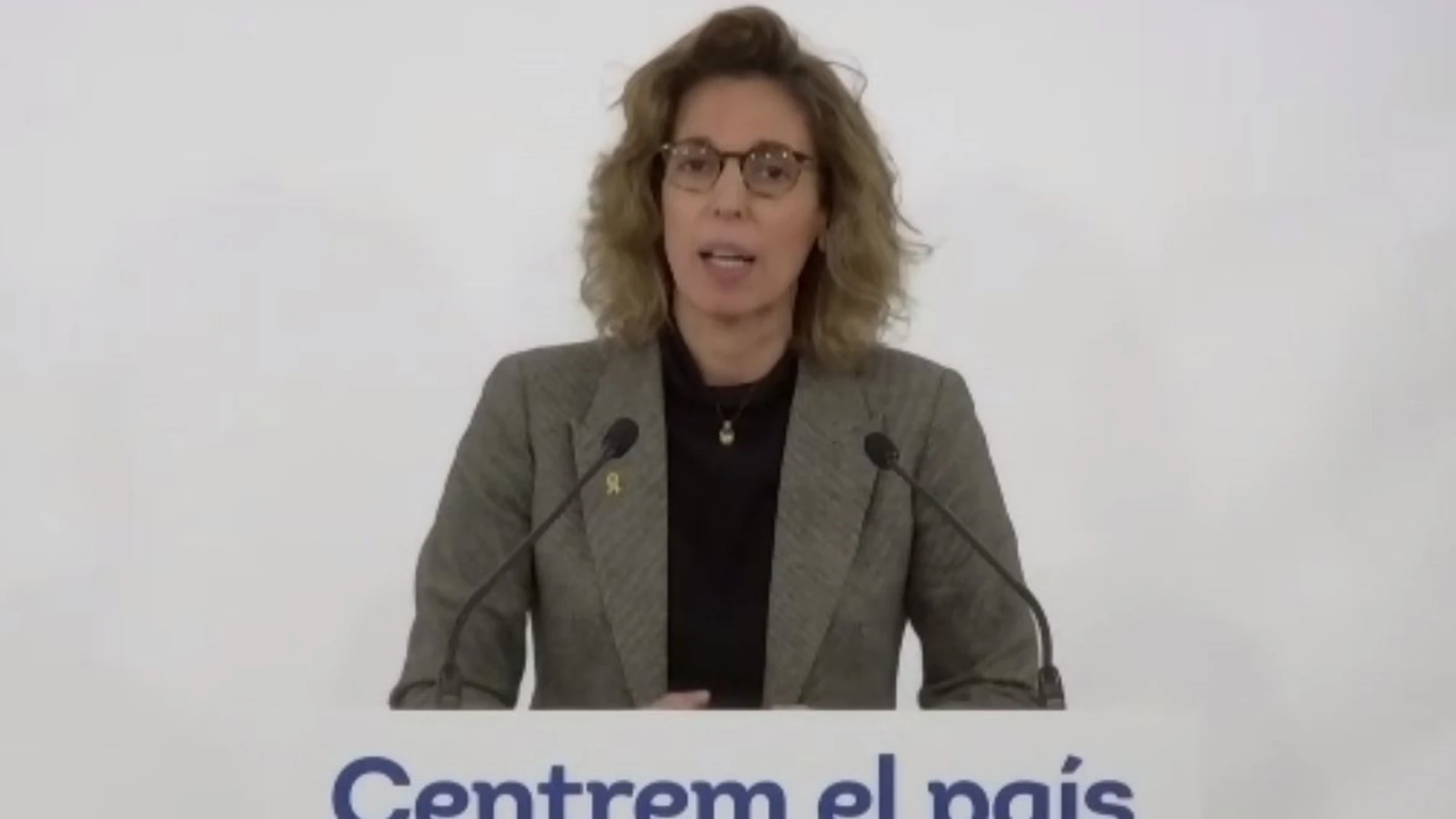 La candidata del PDeCAT a la presidencia de la Generalitat, Àngels Chacón.
