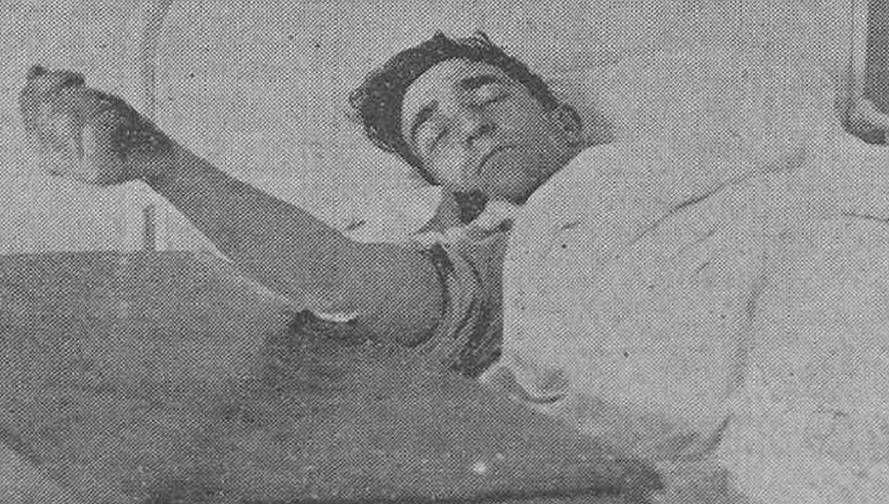 Luis Collazo, convaleciente en el hospital