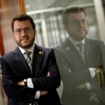El vicepresidente del Govern en funciones de president, Pere Aragonès, durante una entrevista con Efe.
