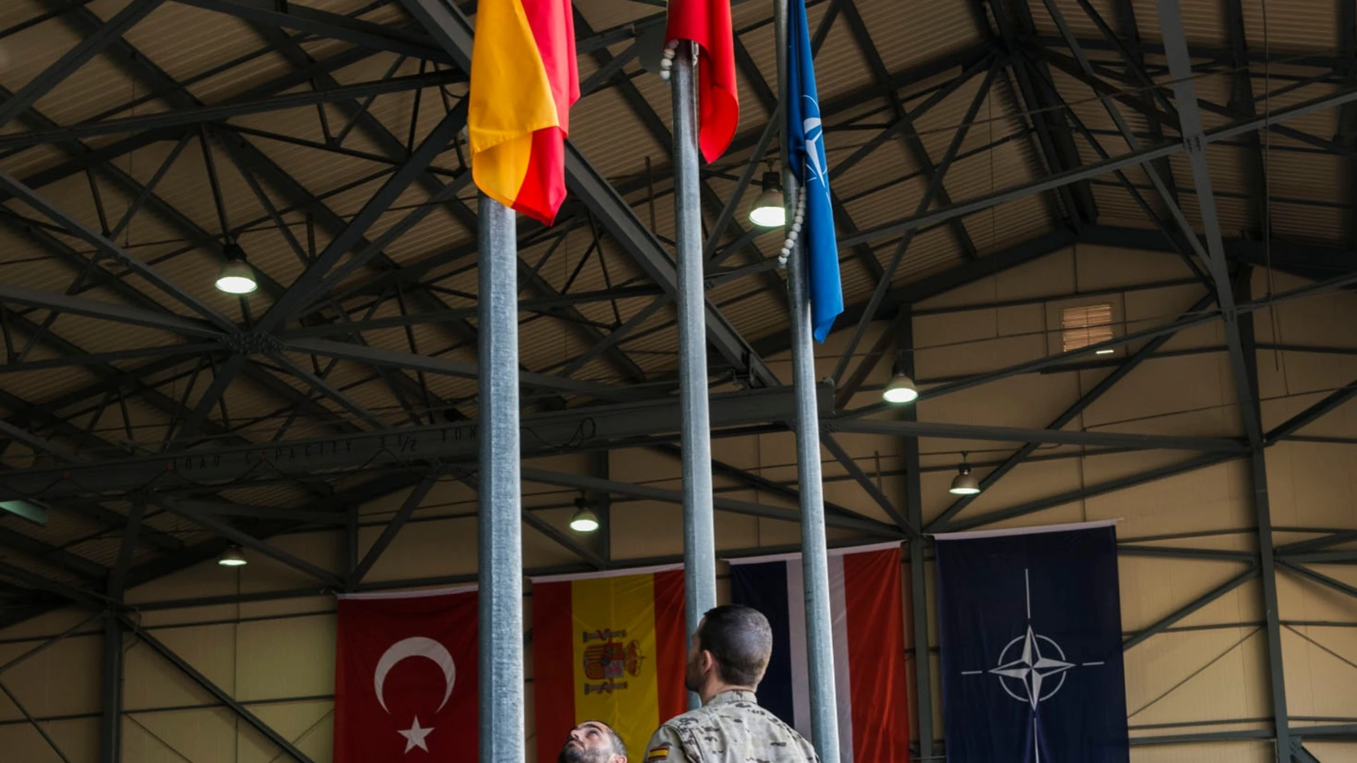 Ceremonia del despliegue de los misiles Patriot españoles en Ankara. Imagen de la OTAN