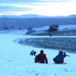 Madrid, cubierta por la nieve