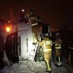 Imagen del camión accidentado facilitada por el CEIS