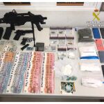 Los agentes han intervenido más de 2.000 dosis de cocaína, además de 160 gramos de anfetamina, 9 kilogramos de cogollos y 5.000 plantas de marihuana