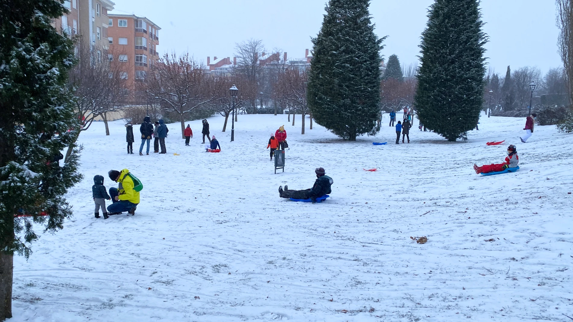 La borrasca Filomena llega con nieve a Ávila