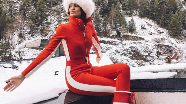 Marta Lozano en una foto en la nieve antes de la pandemia.