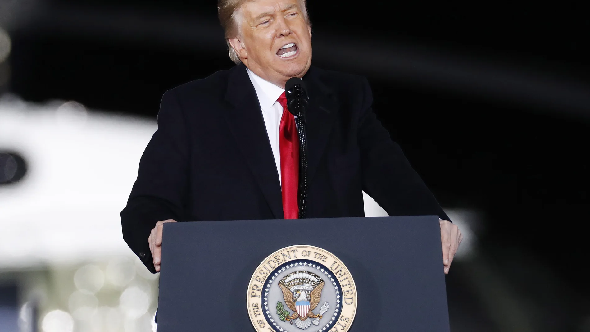 Donald Trump, en una imagen de archivo durante un discurso en Georgia