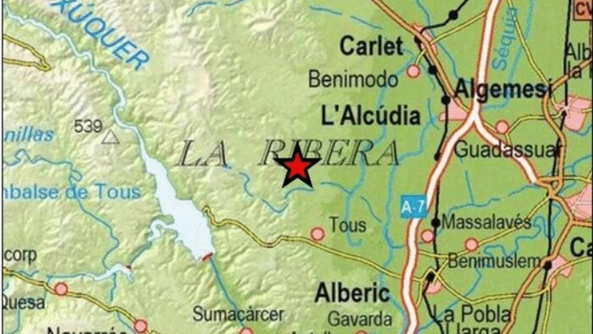 Terremoto registrado este sábado en ValenciaINSTITUTO GEOGRÁFICO NACIONAL09/01/2021