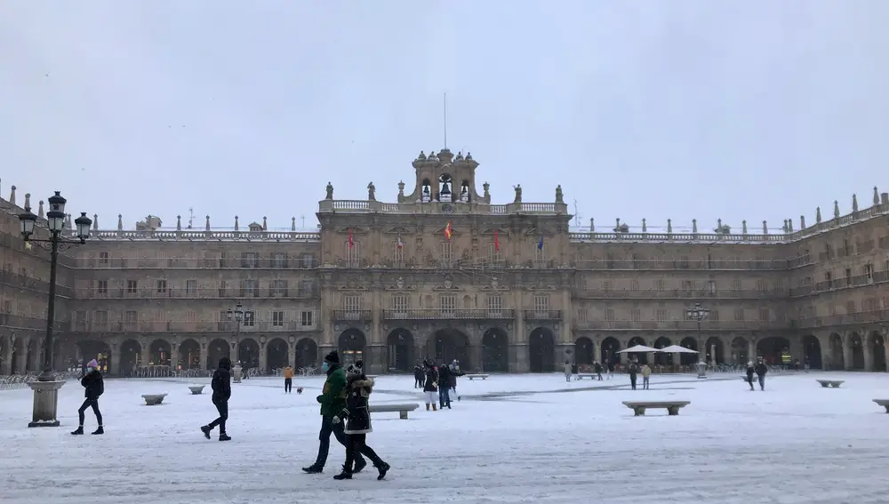 Nieve en Salamanca