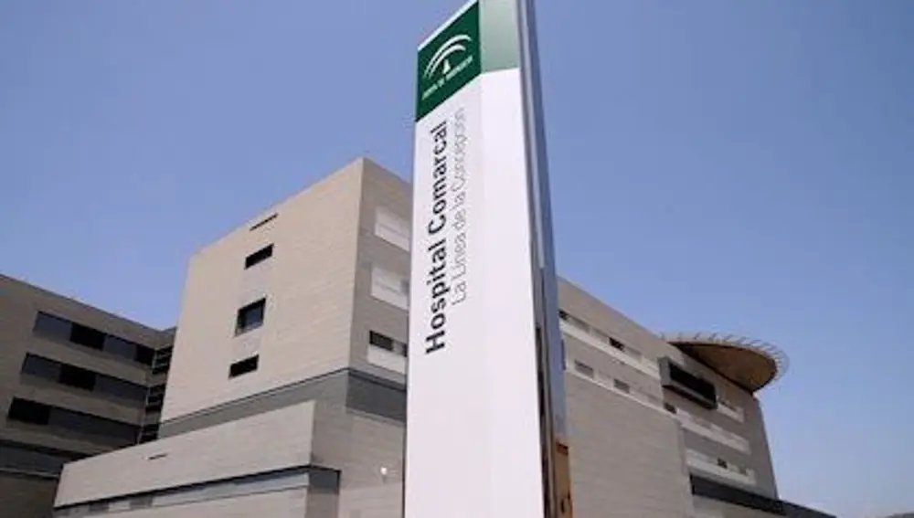 Vista del hospital Comarcal de La Línea de la Concepción, en Cádiz