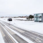 Carreteras en mal estado en la localidad zamorana de Tardobispo como consecuencia del temporal