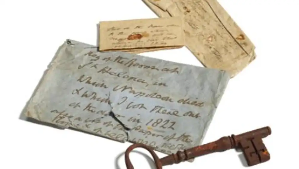 La llave de la celda donde murió Napoleón Bonaparte