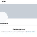 Cuenta suspendida