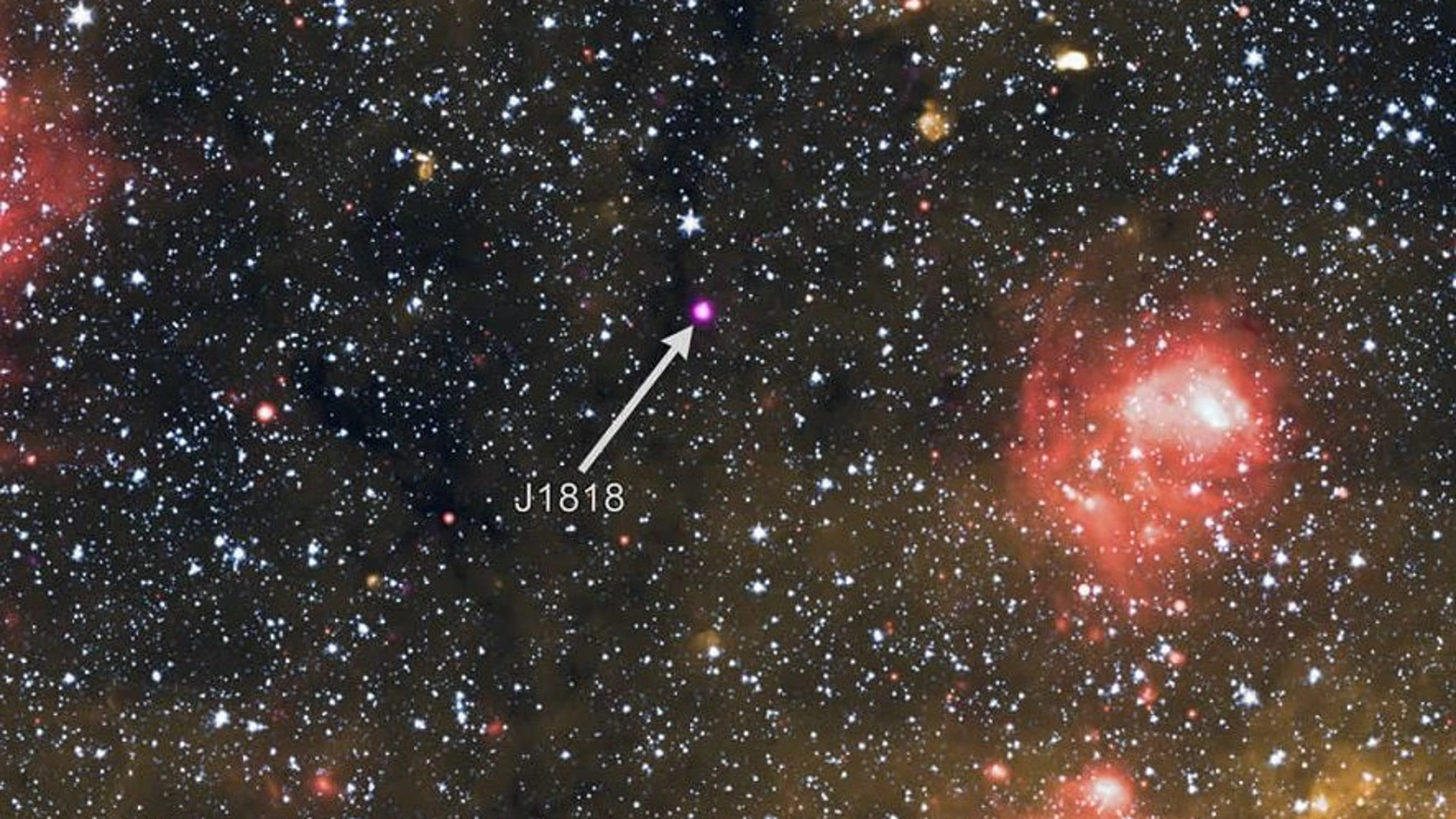 El magnetar J1818 podría ser tan rara avis como a simple vista parece