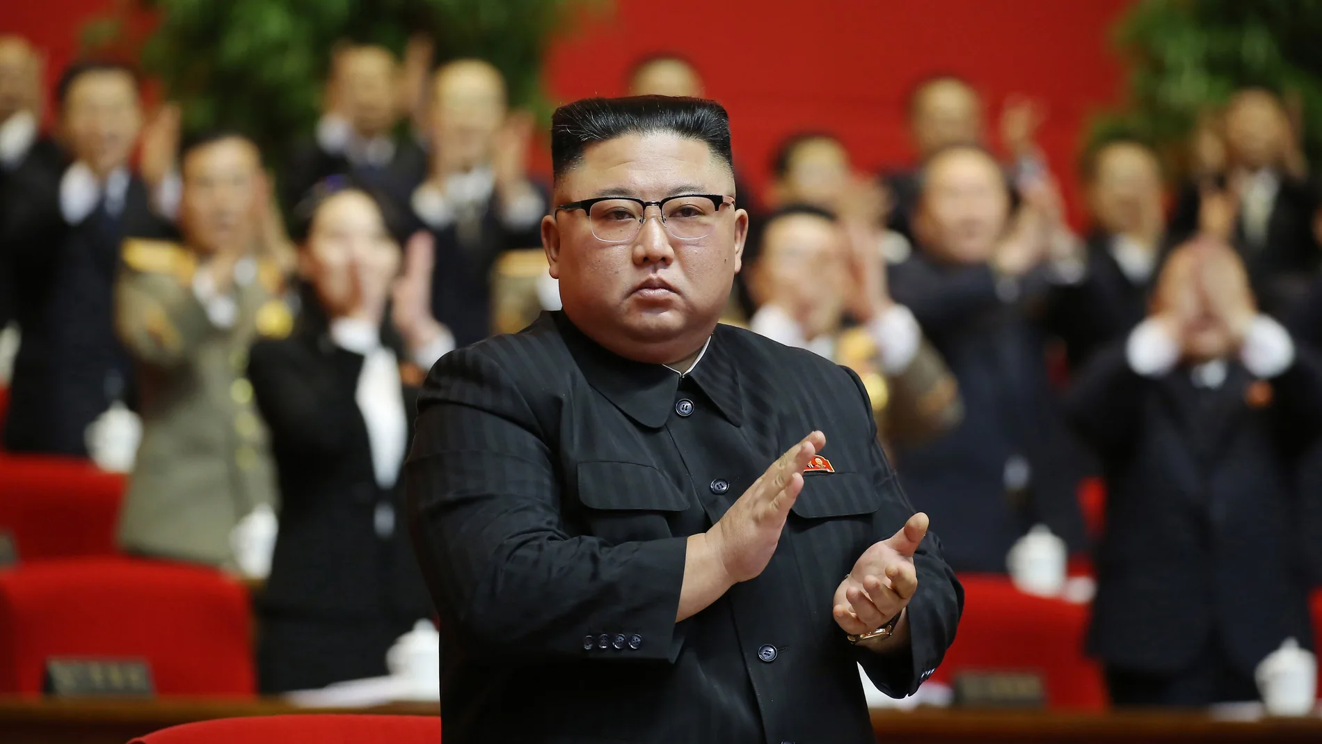 El líder norcoreano, Kim Jong-un, durante el 8º Congreso del Partido de los Trabajadores de Corea