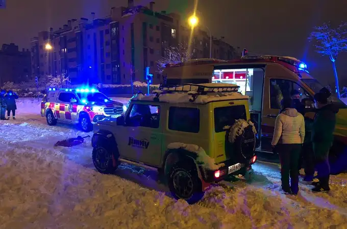 «Filomena», la novela: de todoterrenos a ambulancias en la nieve