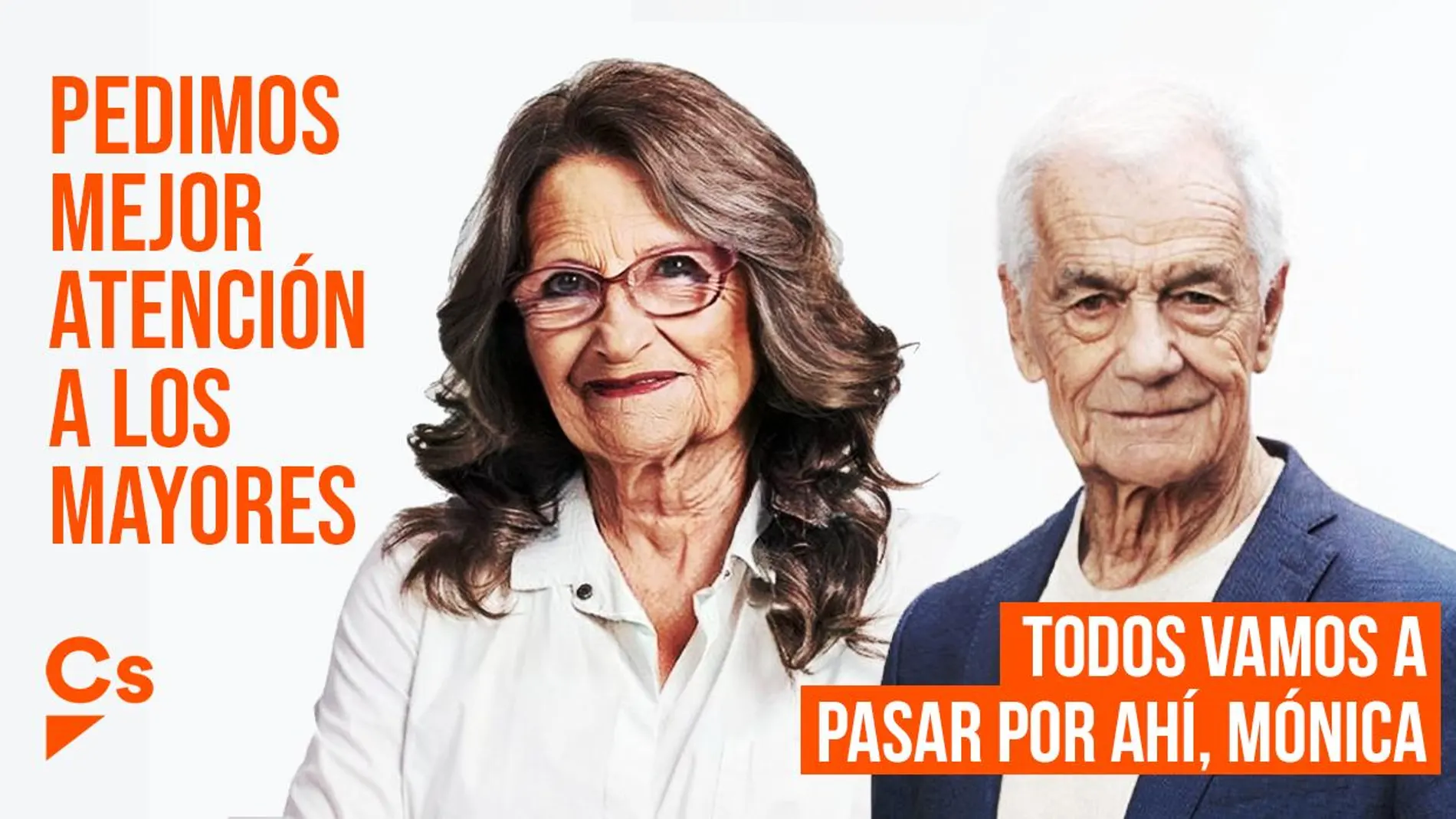 Ciudadanos ha puesto en marcha una campaña donde se ve a Mónica Oltra y a Toni Cantó envejecidos