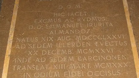 Tumba de Emmanuel Irurita