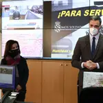 La ministra de Defensa, Margarita Robles y el presidente del Gobierno, Pedro Sánchez sufrieron una intromisión en sus móviles en 2021