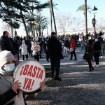 Concentración frente a las restricciones del Gobierno de Baleares