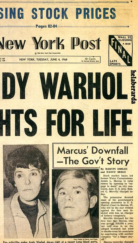 Valerie Jean Solanas intento asesinar a Andy Warhol