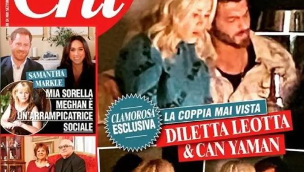 Portada revista italiana "Chi"